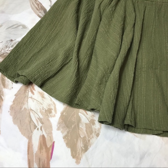 Anthroplogie green Crop top New. Moon river M - Picture 3 of 5
